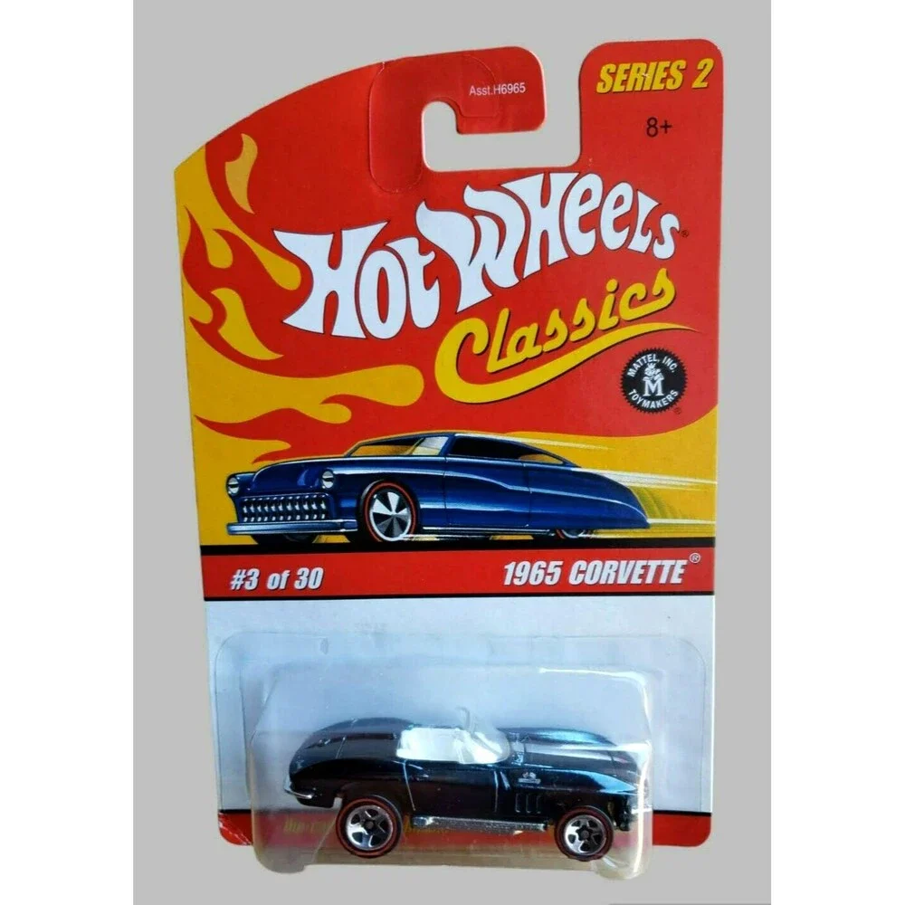 2006 Hot Wheels 1965 CORVETTE Spectraflame Dark Blue CLASSICS SERIES 2 REDLINE